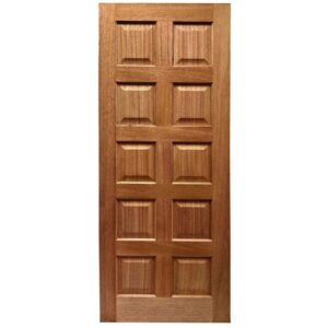 Meranti Veneered 10 Panel Elite Door 813 x 2032mm