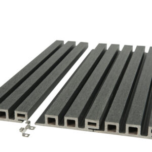 CHARCOAL-FLUTTED WALL PANEL