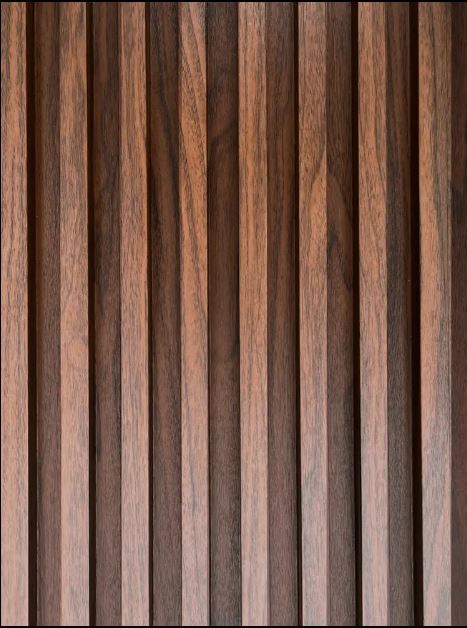 Cognac Slat Wall-Size: 2400mm x 160mm x 24mm