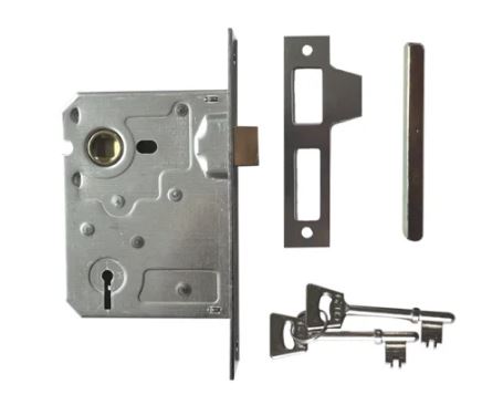 Palermo 3 Lever Mortice Lock & Handle Blister Pack - Image 2
