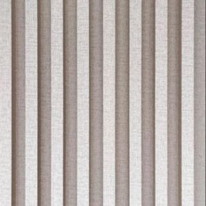 Taupe Linen Slat Wall-2400mm x 160mm x 24mm