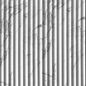 Italian White Slat Wall-2400mm x 130mm x 12mm