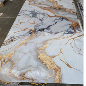 WCA-MB-002 -UV MARBLE WALL PANEL SHEET 1220X2400X3MM