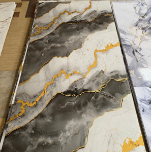 WCA-MB-003 -UV MARBLE WALL PANEL SHEET  1220X2400X3MM